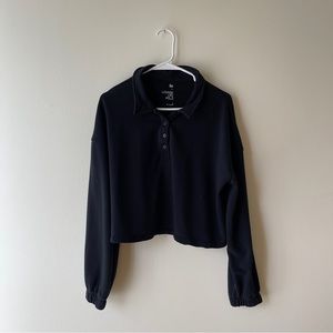 Polo Lounge Sweats Set, Women's Medium, Black